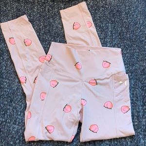 PINK VICTORIA SECRET YOGA PANTS